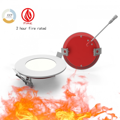 Fire rated slim panels